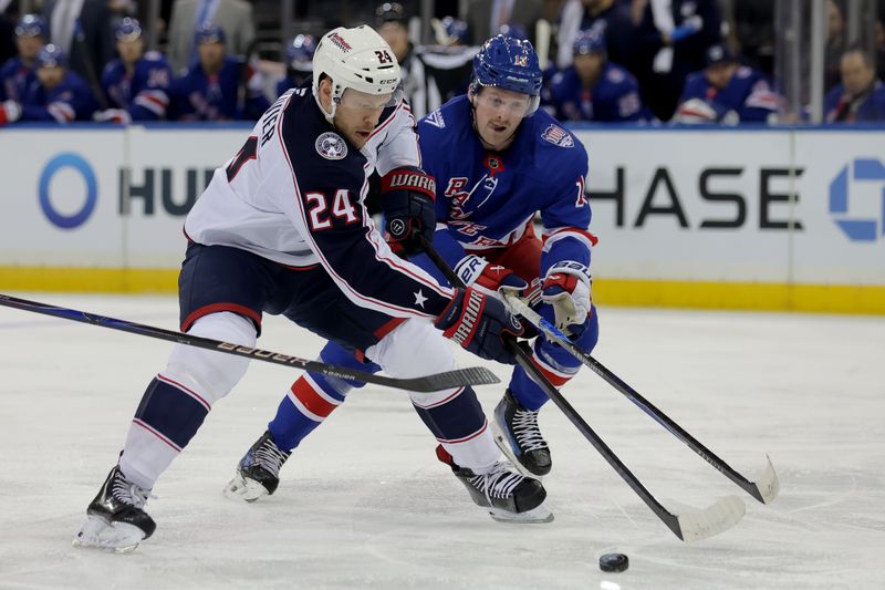 New York Rangers' Third Period Surge Falls Short Against Columbus Blue Jackets