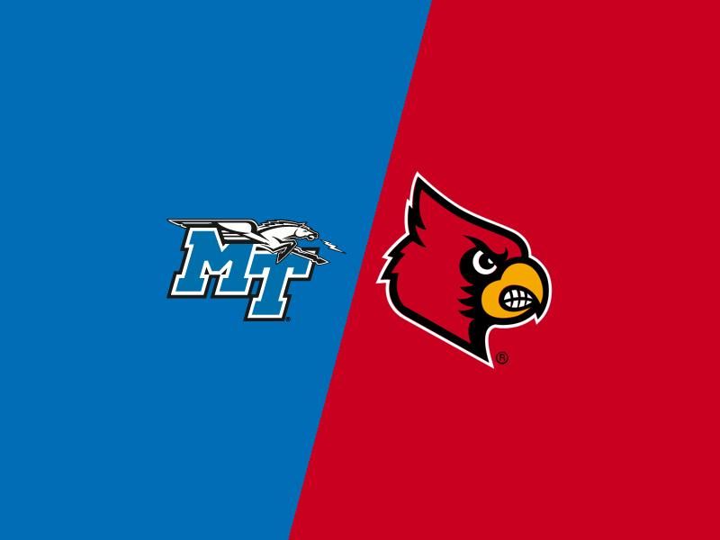 Middle Tennessee Blue Raiders Look to Upset Louisville Cardinals in Baton Rouge Battle