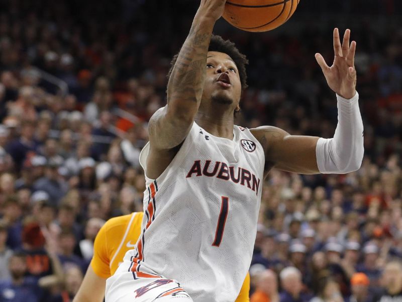 Auburn Tigers Set to Clash with Tennessee Volunteers at Thompson-Boling Arena