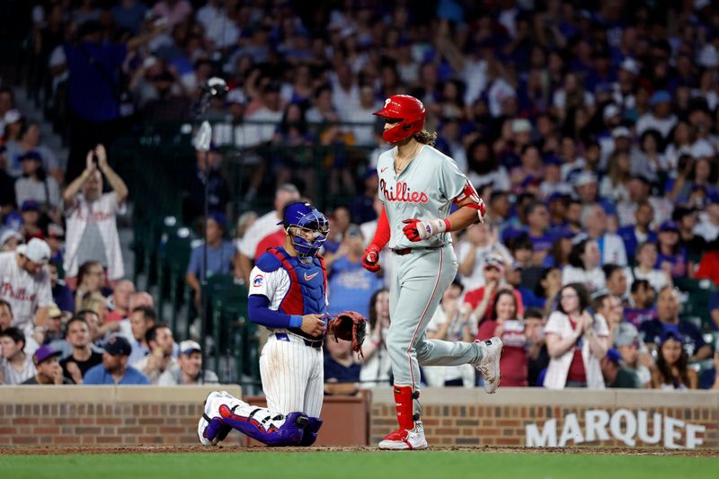 Cubs Fall to Phillies 5-3 Despite Equal Hits in a Close Contest