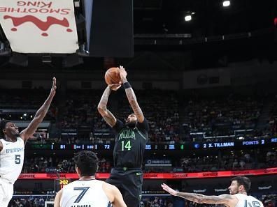 NEW ORLEANS, LA - DECEMBER 19: Brandon Ingram #14 of the New Orleans Pelicans shoots the ball during the game against the Memphis Grizzlies on December 19, 2023 at the Smoothie King Center in New Orleans, Louisiana. NOTE TO USER: User expressly acknowledges and agrees that, by downloading and or using this Photograph, user is consenting to the terms and conditions of the Getty Images License Agreement. Mandatory Copyright Notice: Copyright 2023 NBAE (Photo by Layne Murdoch Jr./NBAE via Getty Images)