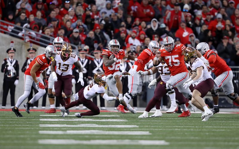 Ohio Stadium Witnesses Dominant Ohio State Buckeyes Overpower Minnesota Golden Gophers in Footba...