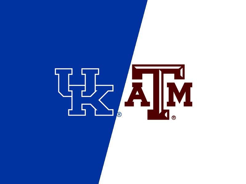 Texas A&M Aggies Clash with Kentucky Wildcats at Reed Arena in Men's Basketball Showdown
