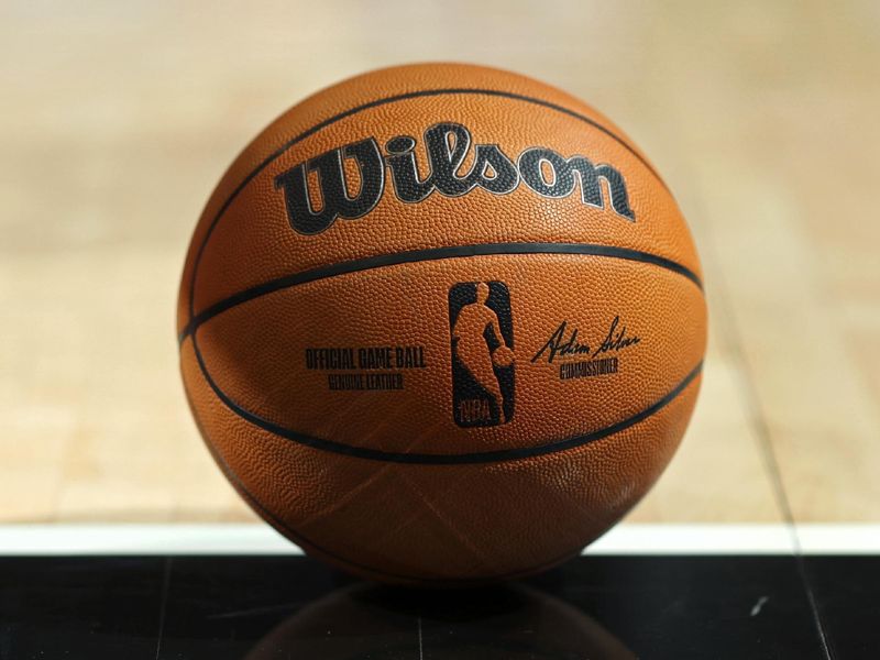 CHICAGO, IL - JANUARY 15: A generic basketball photo of the Official Wilson basketball during the game between the Atlanta Hawks and the Chicago Bulls on January 15, 2025 at United Center in Chicago, Illinois. NOTE TO USER: User expressly acknowledges and agrees that, by downloading and or using this photograph, User is consenting to the terms and conditions of the Getty Images License Agreement. Mandatory Copyright Notice: Copyright 2025 NBAE (Photo by Jeff Haynes/NBAE via Getty Images)