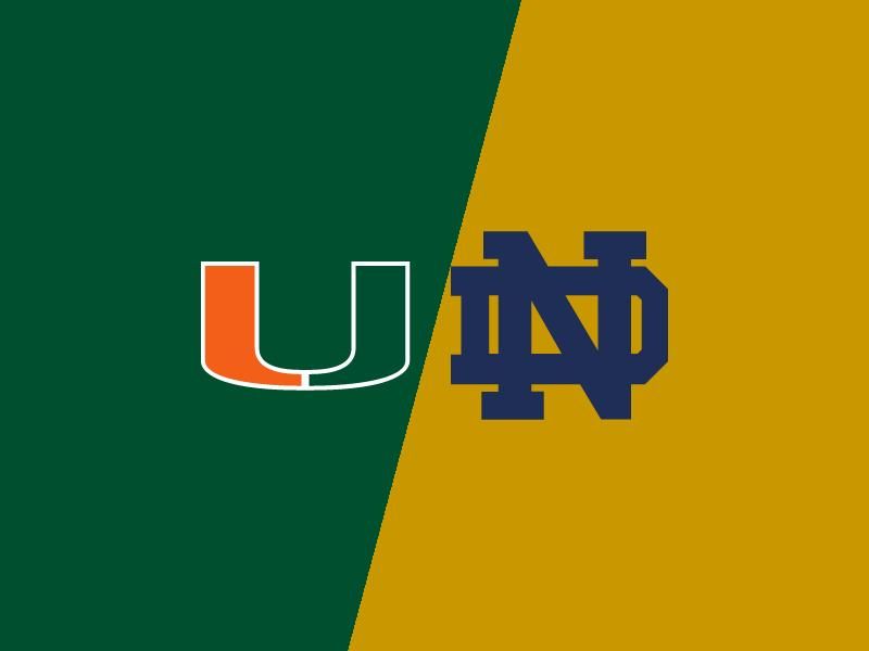 Clash of Titans: Miami (FL) Hurricanes Set to Storm Notre Dame