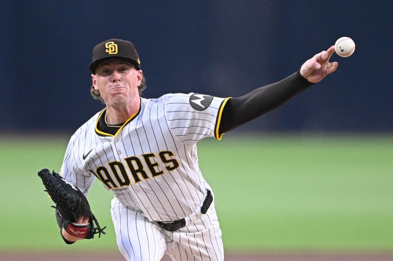 Aug 20, 2025; San Diego, California, USA; San Diego Padres starting pitcher JP Sears (38) delivers during the first inning against the San Francisco Giants at Petco Park. Mandatory Credit: Denis Poroy-Imagn Images Aug 20, 2025; San Diego, California, USA; San Diego Padres starting pitcher JP Sears (38) delivers during the first inning against the San Francisco Giants at Petco Park. Mandatory Credit: Denis Poroy-Imagn Images