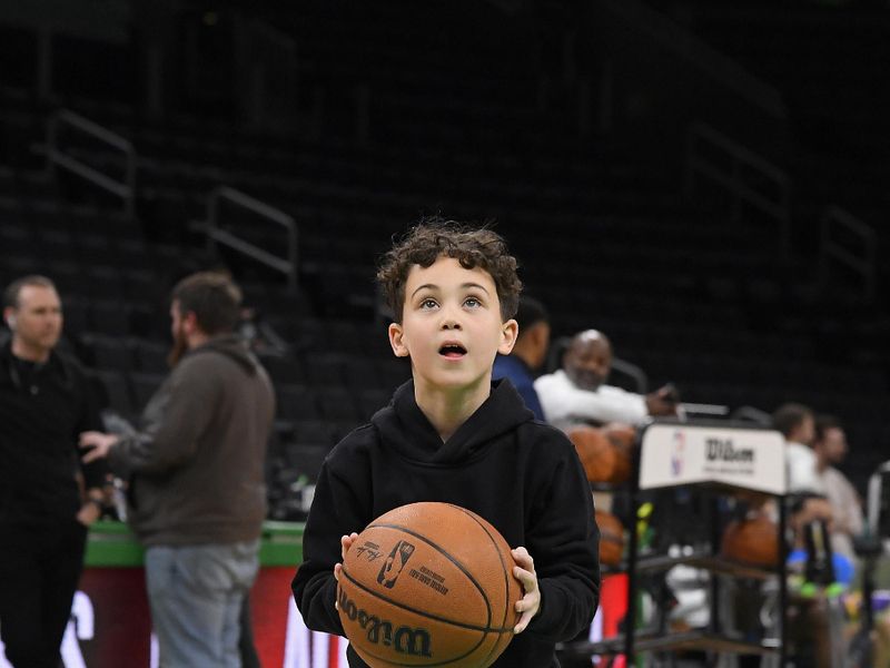 BOSTON, MA - APRIL 3: Deuce Tatum wears the Tatum 2 'Vortex' sneakers before the game between the Oklahoma City Thunder and the Boston Celtics on April 3, 2024 at the TD Garden in Boston, Massachusetts. NOTE TO USER: User expressly acknowledges and agrees that, by downloading and or using this photograph, User is consenting to the terms and conditions of the Getty Images License Agreement. Mandatory Copyright Notice: Copyright 2024 NBAE  (Photo by Brian Babineau/NBAE via Getty Images)