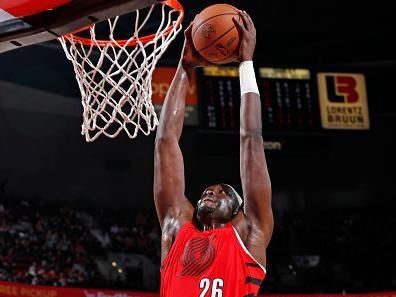 PORTLAND, OR - NOVEMBER 15: Duop Reath #26 of the Portland Trail Blazers dunks the ball during the game against the Cleveland Cavaliers on November 15, 2023 at the Moda Center Arena in Portland, Oregon. NOTE TO USER: User expressly acknowledges and agrees that, by downloading and or using this photograph, user is consenting to the terms and conditions of the Getty Images License Agreement. Mandatory Copyright Notice: Copyright 2023 NBAE (Photo by Cameron Browne/NBAE via Getty Images)