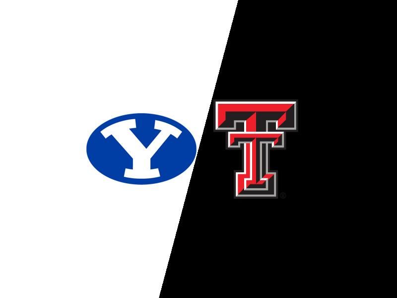 Clash at LaVell Edwards Stadium: Texas Tech Red Raiders Take on BYU Cougars in College Football...