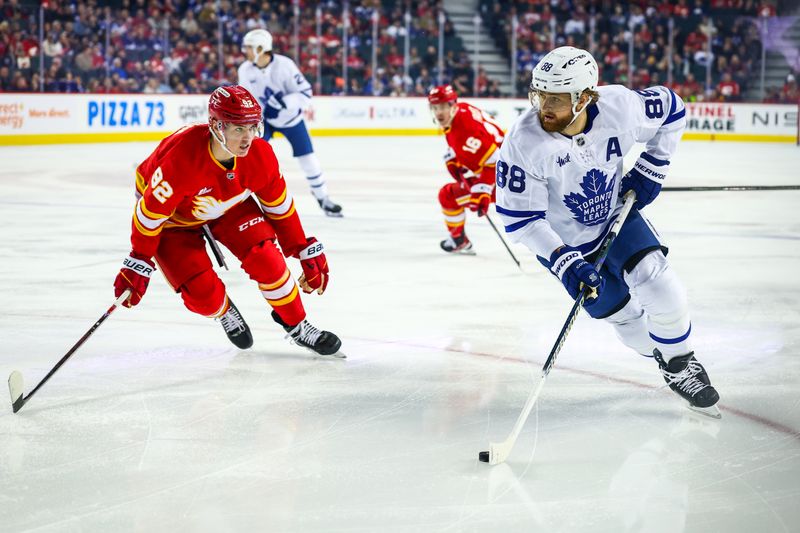 Did the Toronto Maple Leafs Outmaneuver the Calgary Flames at Scotiabank Saddledome?
