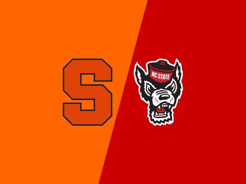 Syracuse Orange VS North Carolina State Wolfpack
