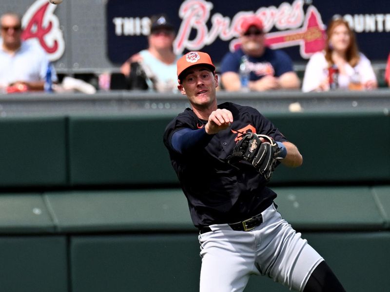 Mar 5, 2024; North Port, Florida, USA; Detroit Tigers shortstop Ryan Kreidler (32) throws to first base in the second inning of the spring training game against the Atlanta Braves at CoolToday Park. Mandatory Credit: Jonathan Dyer-USA TODAY Sports