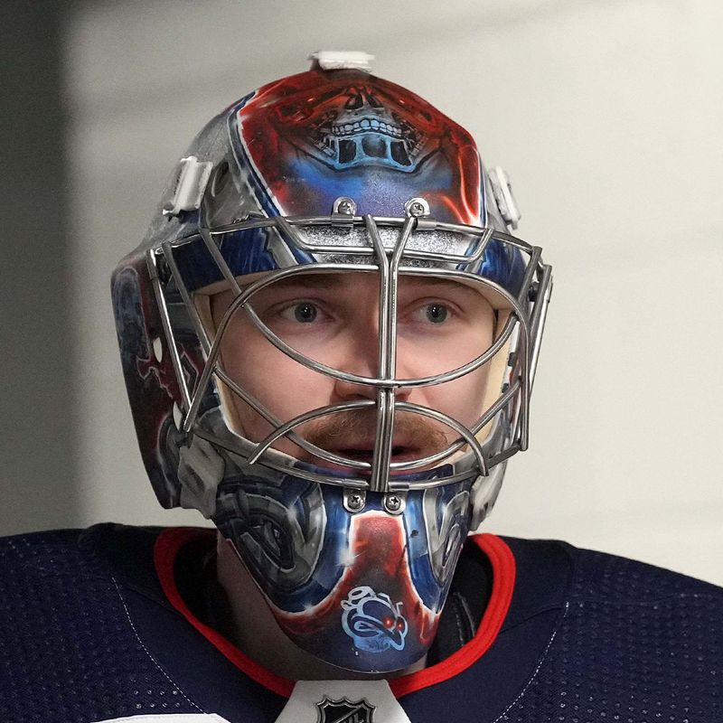 NHL Columbus Blue Jackets goaltender Daniil Tarasov