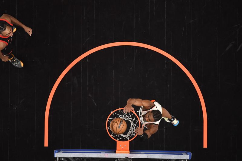 DETROIT, MI - NOVEMBER 24: Jaden Ivey #23 of the Detroit Pistons dunks the ball during the game against the Toronto Raptors on November 24, 2024 at Little Caesars Arena in Detroit, Michigan. NOTE TO USER: User expressly acknowledges and agrees that, by downloading and/or using this photograph, User is consenting to the terms and conditions of the Getty Images License Agreement. Mandatory Copyright Notice: Copyright 2024 NBAE (Photo by Chris Schwegler/NBAE via Getty Images)