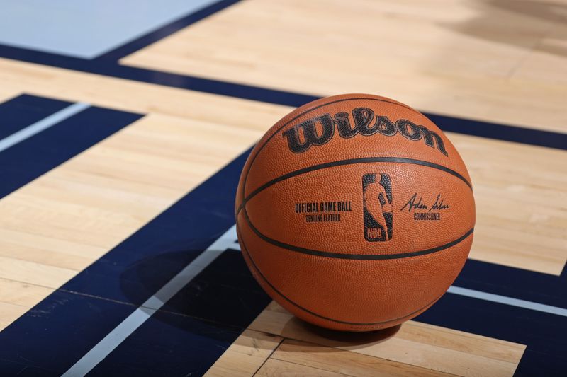 MEMPHIS, TN - FEBRUARY 15: A generic basketball photo of the Official Wilson basketball during the game between the Milwaukee Bucks and the Memphis Grizzlies  on February 15, 2024 at FedExForum in Memphis, Tennessee. NOTE TO USER: User expressly acknowledges and agrees that, by downloading and or using this photograph, User is consenting to the terms and conditions of the Getty Images License Agreement. Mandatory Copyright Notice: Copyright 2024 NBAE (Photo by Stephen Gosling/NBAE via Getty Images)