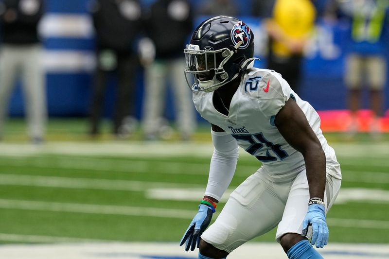 Indianapolis Colts quarterback Anthony Richardson runs during the first half of an NFL football game against the Tennessee Titans, Sunday, Oct. 8, 2023, in Indianapolis. (AP Photo/Darron Cummings)