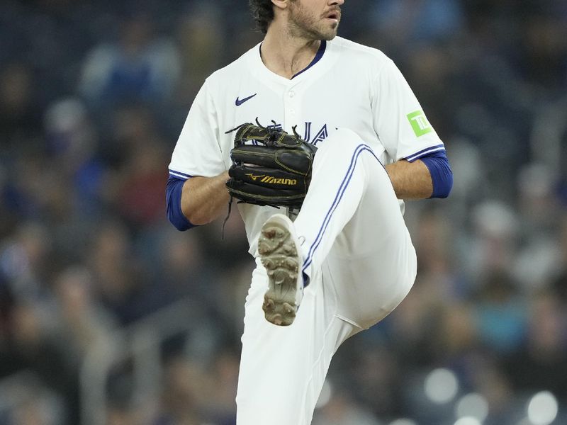 Apr 16, 2024; Toronto, Ontario, CAN; Toronto Blue Jays pitcher Jordan Romano (68) pitches to the New York Yankees during the ninth inning at Rogers Centre. Mandatory Credit: John E. Sokolowski-USA TODAY Sports