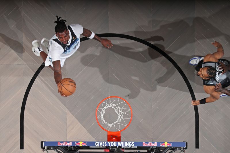 BROOKLYN, NY - APRIL 3: Naz Reid #11 of the Minnesota Timberwolves drives to the basket during the game against the Brooklyn Nets on April 3, 2025 at Barclays Center in Brooklyn, New York. NOTE TO USER: User expressly acknowledges and agrees that, by downloading and or using this Photograph, user is consenting to the terms and conditions of the Getty Images License Agreement. Mandatory Copyright Notice: Copyright 2025 NBAE (Photo by Nathaniel S. Butler/NBAE via Getty Images)