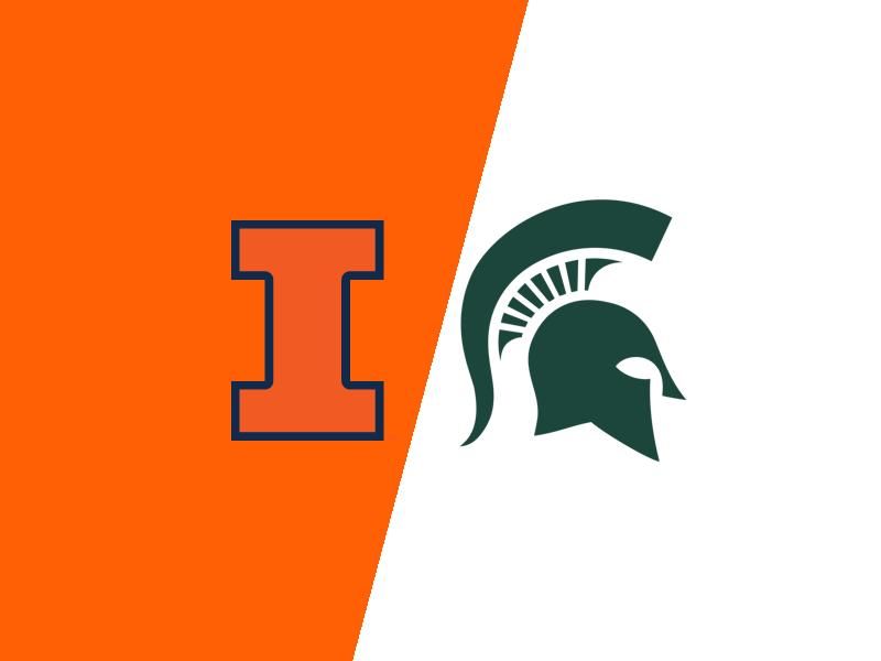 Illinois Fighting Illini Outscored by Spartans at Breslin Center