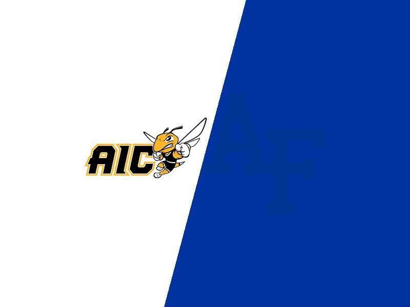 Air Force Falcons VS American International Yellow Jackets