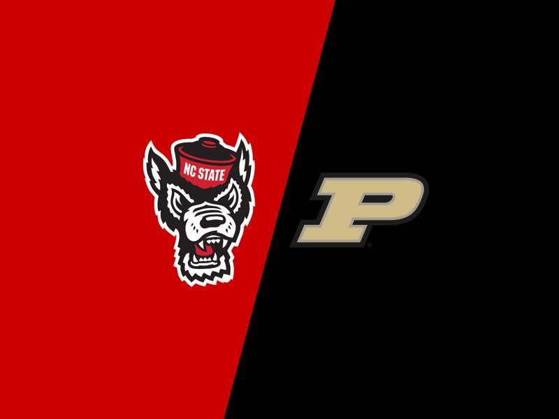 North Carolina State Wolfpack VS Purdue Boilermakers