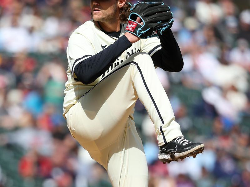 Apr 10, 2024; Minneapolis, Minnesota, USA; Minnesota Twins relief pitcher Steven Okert (16) delivers a pitch against the Los Angeles Dodgers during the ninth inning at Target Field. Mandatory Credit: Matt Krohn-USA TODAY Sports