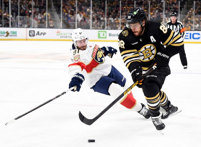 Panthers' Barkov Leads Charge Against Bruins: High Stakes at TD Garden