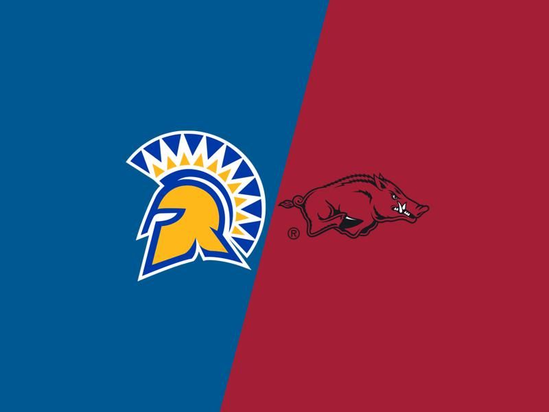 Arkansas Razorbacks Set to Clash with San Jose State Spartans at Bud Walton Arena