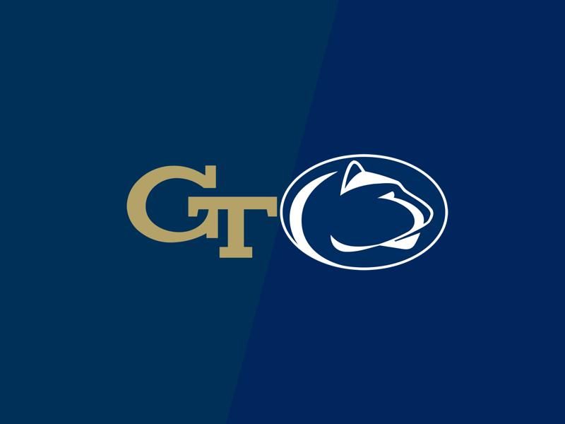 Penn State Nittany Lions Take on Georgia Tech Yellow Jackets at Madison Square Garden in Men's B...