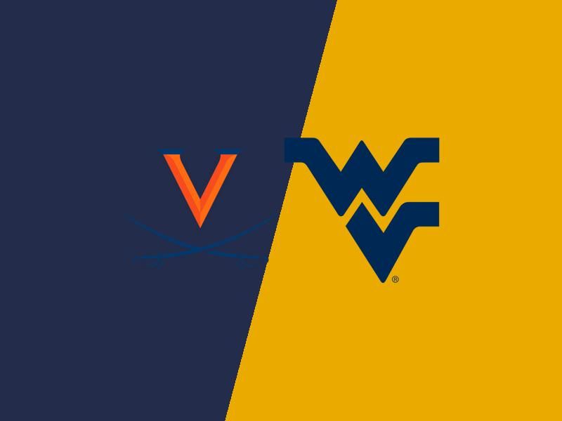 West Virginia Mountaineers Clash with Virginia Cavaliers at Suncoast Credit Union Arena in Men's...