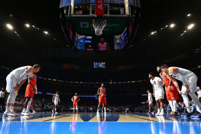 OKLAHOMA CITY, OK - DECEMBER 3: Cason Wallace #22 of the Oklahoma City Thunder free throw during the game against the Utah Jazz during the Emirates NBA Cup game on on December 3, 2024 at Paycom Center in Oklahoma City, Oklahoma. NOTE TO USER: User expressly acknowledges and agrees that, by downloading and or using this photograph, User is consenting to the terms and conditions of the Getty Images License Agreement. Mandatory Copyright Notice: Copyright 2024 NBAE (Photo by Zach Beeker/NBAE via Getty Images)