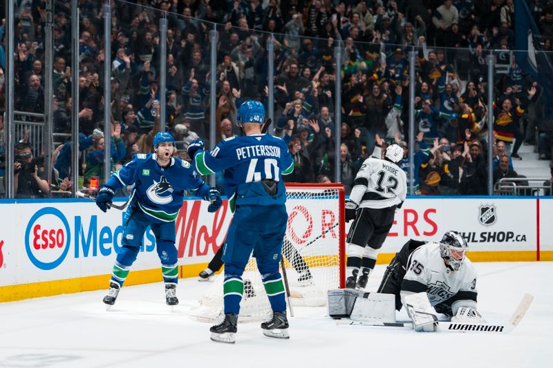 Vancouver Canucks Overtime Strike Clips the Los Angeles Kings at Rogers Arena