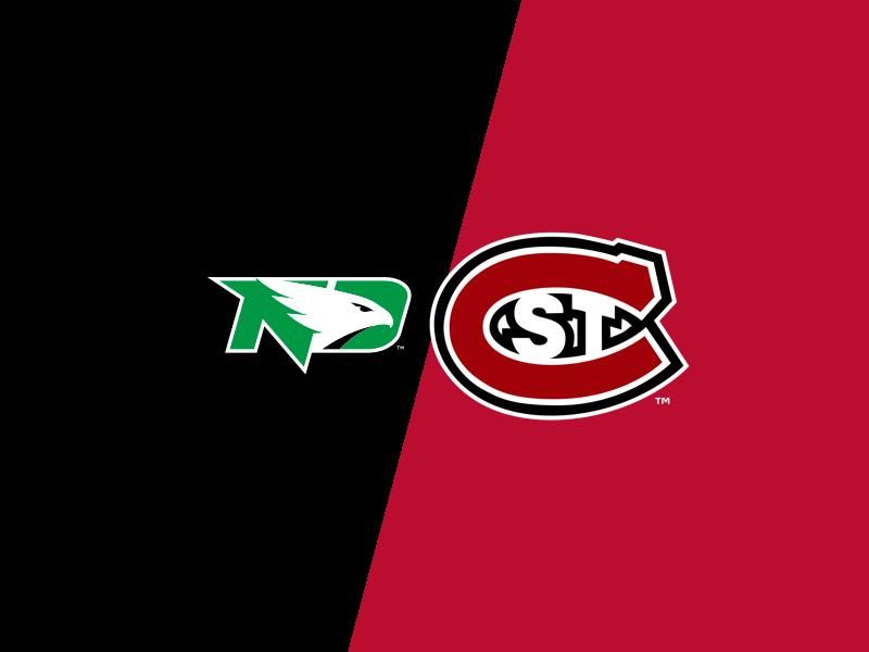 North Dakota Dominates St. Cloud State with a Third Period Surge at Herb Brooks National Hockey...