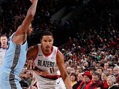 PORTLAND, OR - NOVEMBER 5: Malcolm Brogdon #11 of the Portland Trail Blazers handles the ball against former Boston Celtics teammate Marcus Smart #36 of the Memphis Grizzlies during the game on November 5, 2023 at the Moda Center Arena in Portland, Oregon. NOTE TO USER: User expressly acknowledges and agrees that, by downloading and or using this photograph, user is consenting to the terms and conditions of the Getty Images License Agreement. Mandatory Copyright Notice: Copyright 2023 NBAE (Photo by Cameron Browne/NBAE via Getty Images)