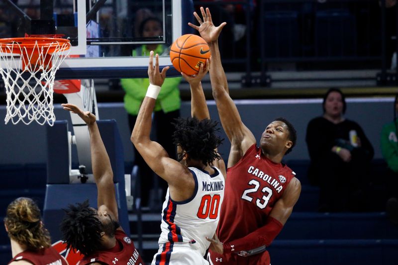 Feb 11, 2023; Oxford, Mississippi, USA; South Carolina Gamecocks forward Gregory \