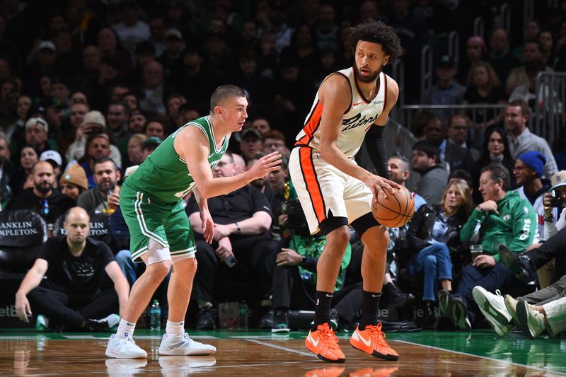 BOSTON, MA - DECEMBER 4: Cade Cunningham #2 of the Detroit Pistons drives to the basket during the game against the Boston Celtics on December 4, 2024 at TD Garden in Boston, Massachusetts. NOTE TO USER: User expressly acknowledges and agrees that, by downloading and/or using this Photograph, user is consenting to the terms and conditions of the Getty Images License Agreement. Mandatory Copyright Notice: Copyright 2024 NBAE (Photo by Brian Babineau/NBAE via Getty Images)