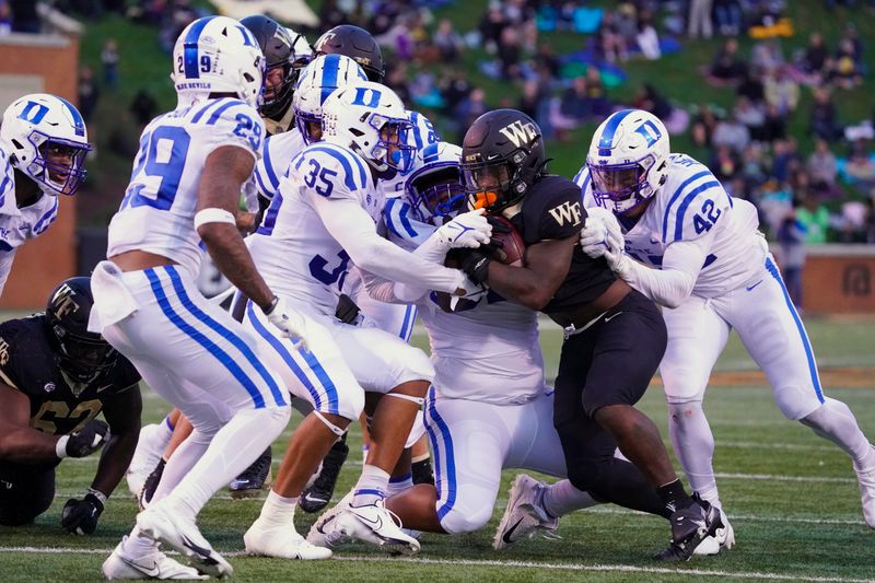 Duke Blue Devils Overwhelmed at Truist Field by Wake Forest Demon Deacons in College Football Sh...