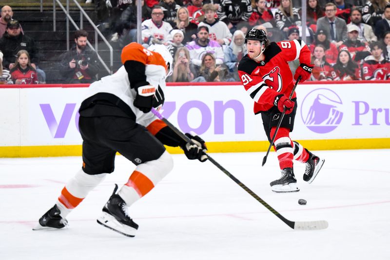New Jersey Devils' Powerplay Falters as Philadelphia Flyers Seize Control in Newark