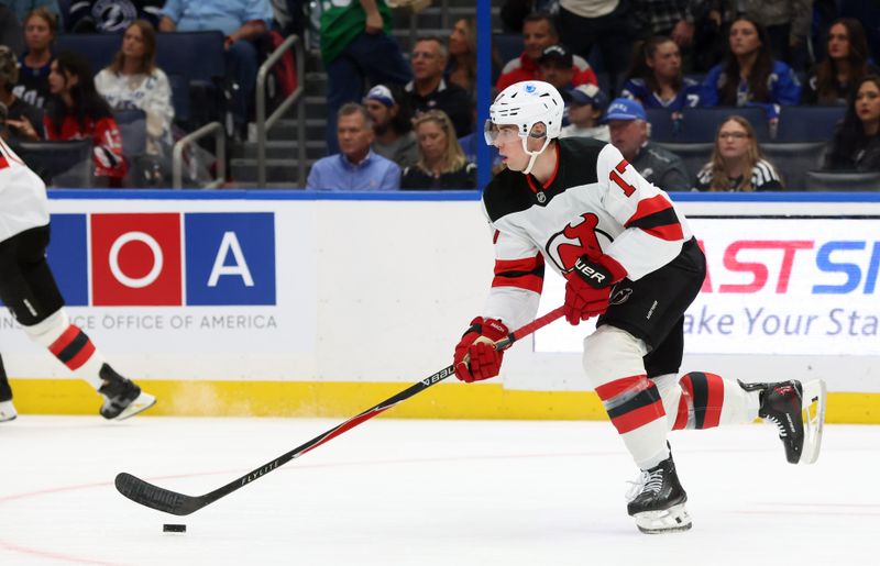 Can New Jersey Devils Overcome Tampa Bay Lightning's Home Advantage at Benchmark International A...