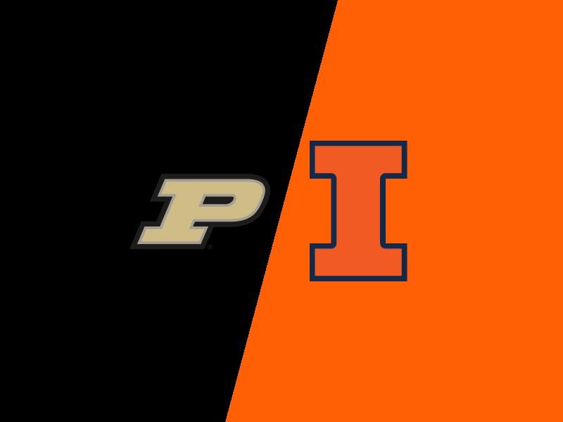 Illini and Boilermakers Set for a Showdown at Mackey Arena