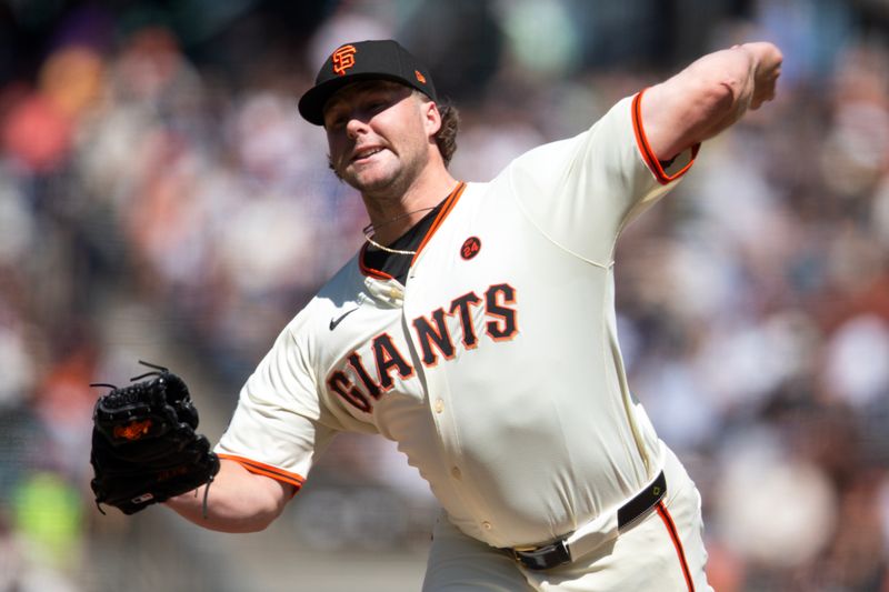 Aug 21, 2024; San Francisco, California, USA; San Francisco Giants pitcher Erik Miller (68) delivers a pitch against the Chicago White Sox during the ninth inning at Oracle Park. Mandatory Credit: D. Ross Cameron-USA TODAY Sports