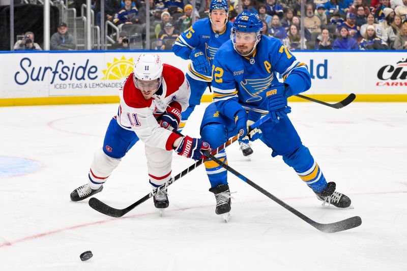 Montreal Canadiens Stumble as St. Louis Blues Strike with Precision
