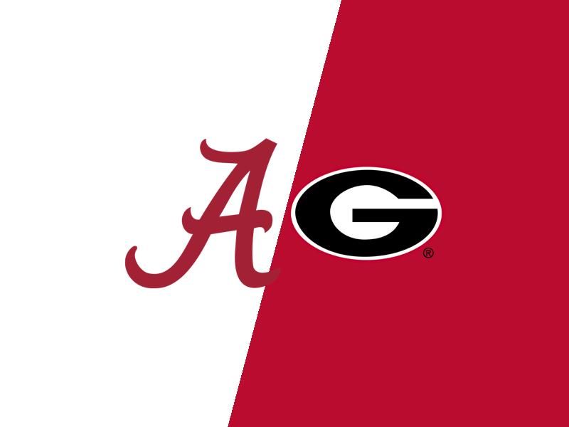 Clash at Mercedes-Benz Stadium: Georgia Bulldogs vs Alabama Crimson Tide in College Football Sho...