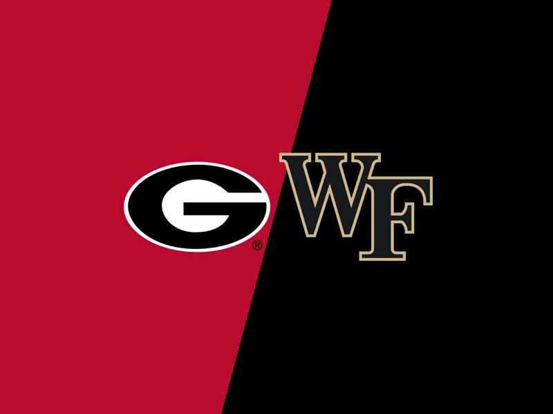 Georgia Bulldogs VS Wake Forest Demon Deacons