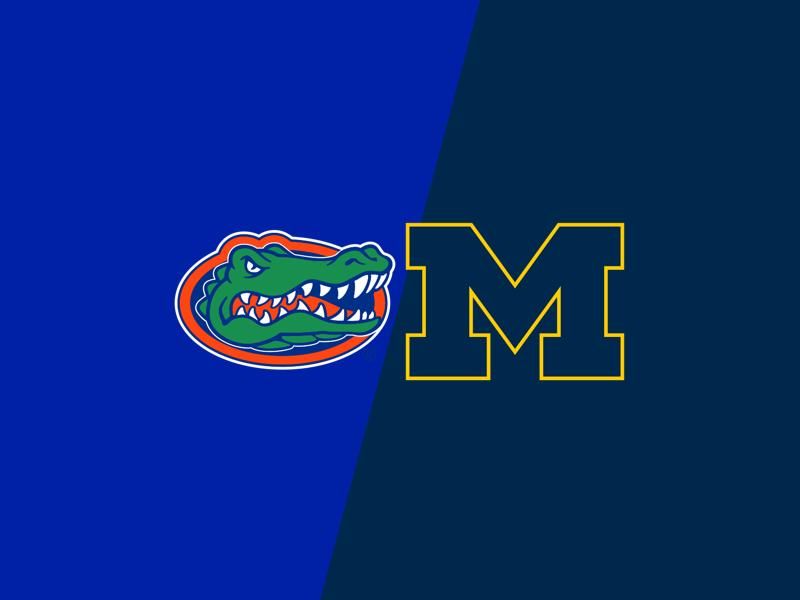 Clash at Spectrum Center: Florida Gators vs Michigan Wolverines in Men's Basketball Showdown