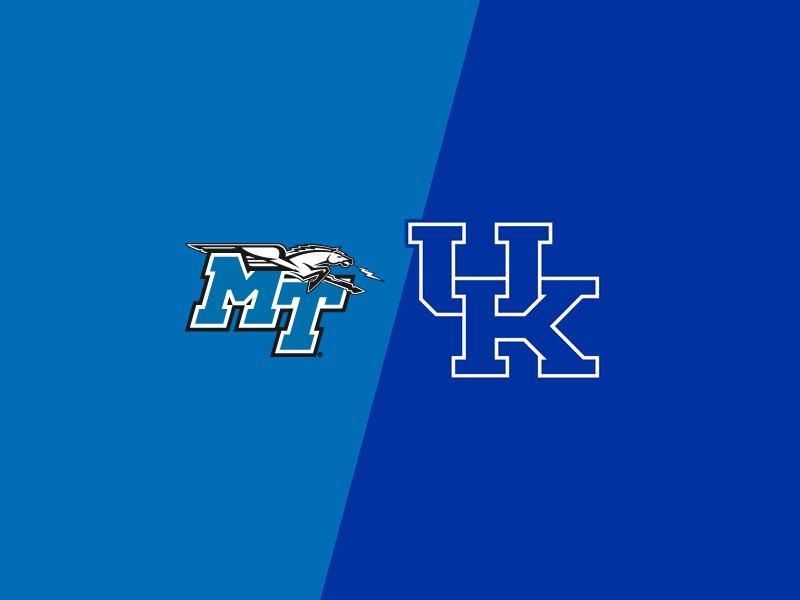 Middle Tennessee Blue Raiders VS Kentucky Wildcats