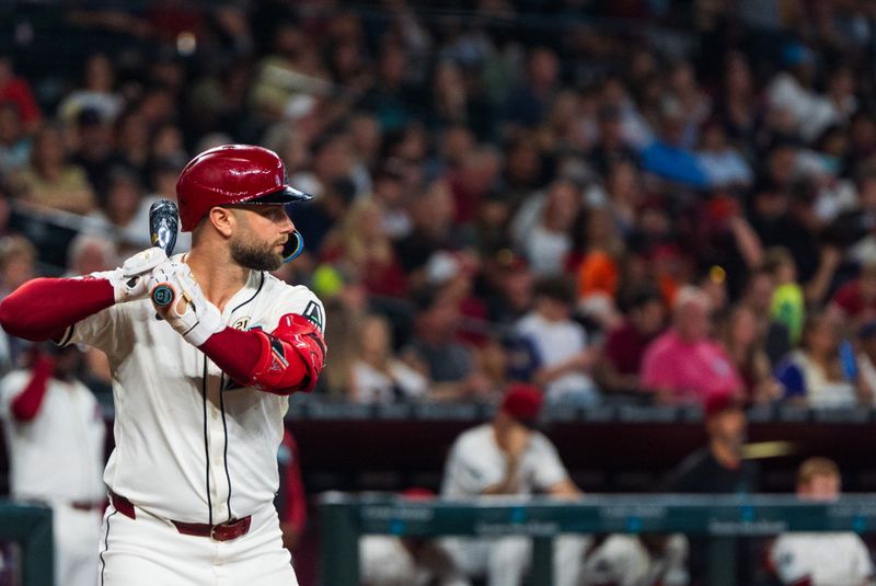 Sep 15, 2024; Phoenix, Arizona, USA; Arizona Diamondbacks infielder Christian Walker (53) at bat in the fourth inning during a game against the Milwaukee Brewers at Chase Field. Mandatory Credit: Allan Henry-Imagn Images