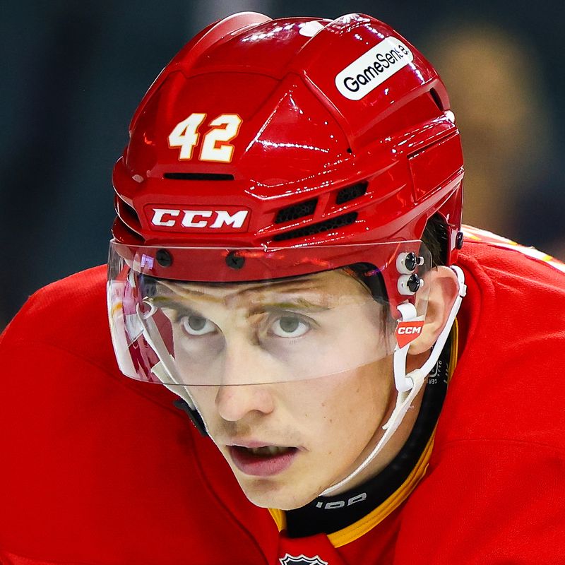 NHL Calgary Flames left wing Samuel Honzek