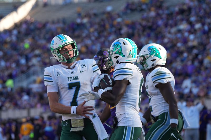 Clash at Gerald J. Ford Stadium: Tulane Green Wave Takes on SMU Mustangs in College Football Sho...