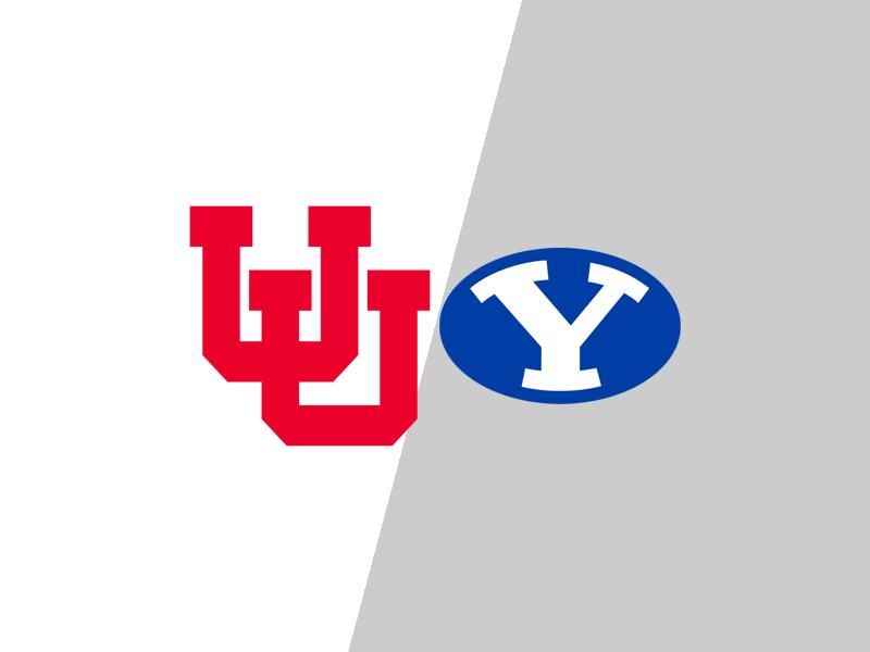 Clash at LaVell Edwards Stadium: Utah Utes Take on Brigham Young Cougars in College Football Sho...